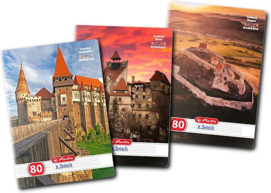LexShop Caiet Cu Dungi A4 80 Foi De Hârtie (Desene Și Modele Diverse)