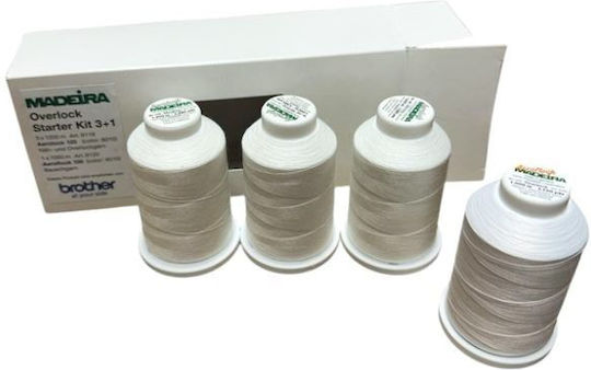 Premium Overlock Thread 3+1 Cones Madeira Overlock Starter Kit