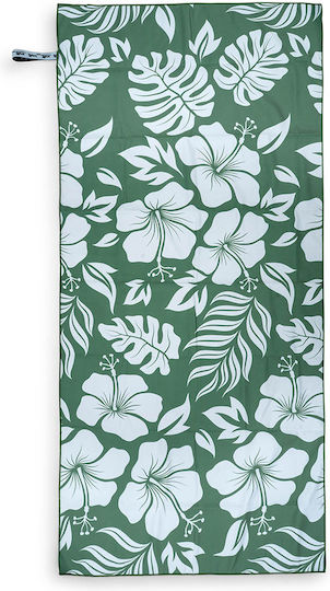 Easy Home Πετσέτα Microfiber Σώματος 200gr/m² Πράσινη 150x70εκ.
