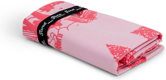 Easy Home Microfiber Body Towel 200gr/m² Pink 150x70cm
