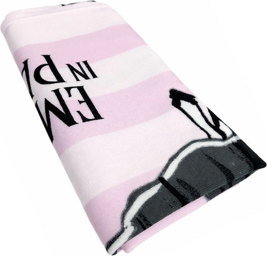 Chanos Microfiber Body Towel 230gr/m² in Case Pink 150x70cm