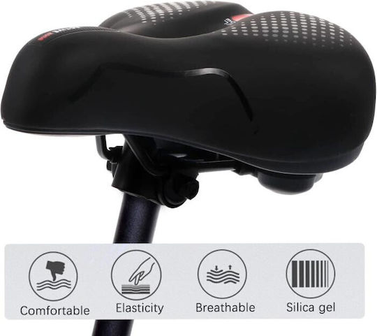 Roxar Tech Σέλα Ποδηλάτου Μαύρη με Gel