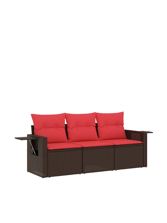 Canapea Tree-Seater De Exterior Din Rattan Cu Perne 55x55cm