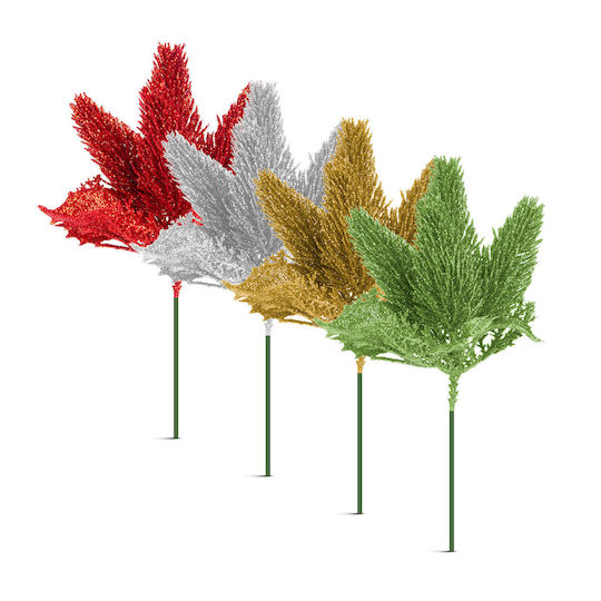 Alista Home Christmas Decorative Plastic Branch Length 22cm (Various Colours)