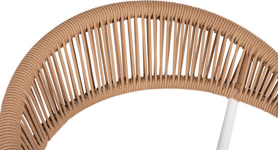 Set Dining de Exterior Berg 5 Piese Alb