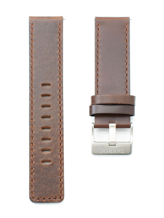 Tayroc Δερμάτινο Λουράκι Καφέ 22mm