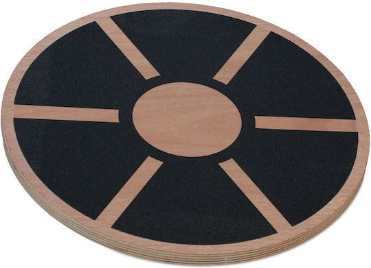 Relaxdays Balance Platform Brown 8x40x40cm