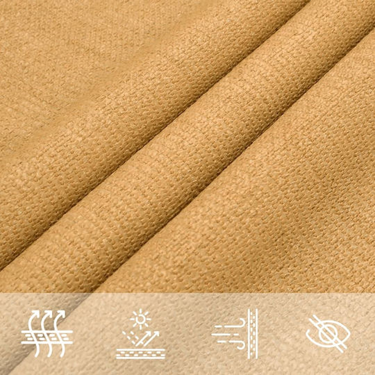 vidaXL Rectangular Beige Shade Sail 2.5x3m 160gr/m²