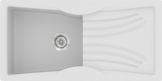 Sanitec 328 Classic Ένθετος από Συνθετικό Γρανίτη Μ99xΠ51cm Μπλε