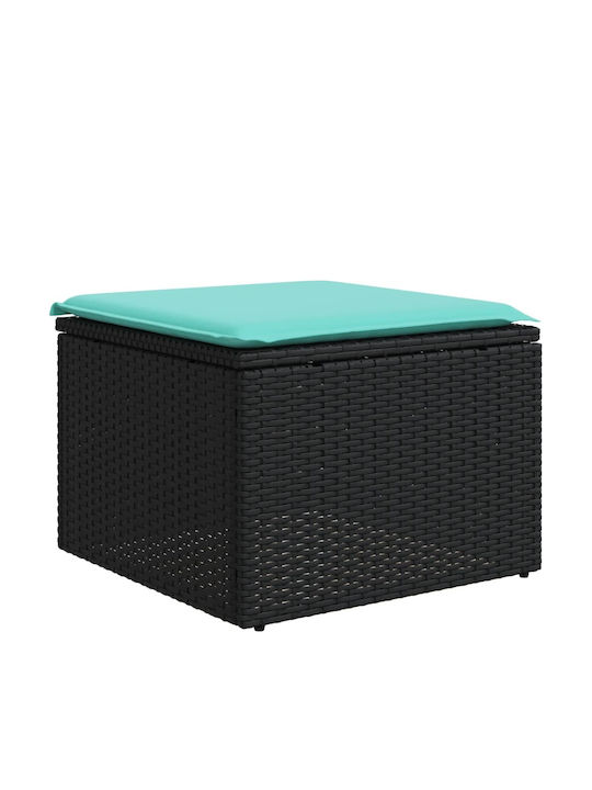 Canapea De Colț Pentru Exterior Din Rattan Cu Perne 55x62x69cm
