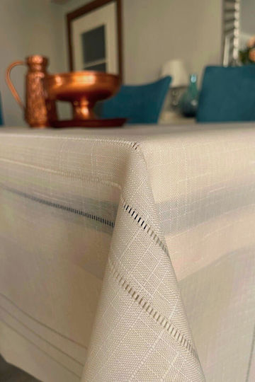 SteweHome Τραπεζομάντηλο Σετ Μπεζ 160x220εκ.