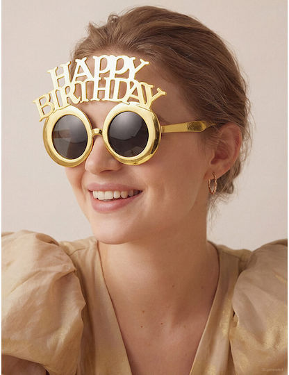 Brillen Happy Birthday Kunststoff Goldene