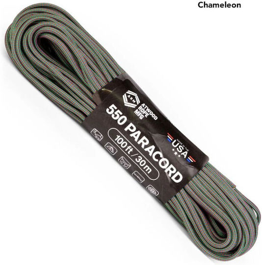 Atwood Rope Mfg Αρτάνη 550 Paracord 100 Ft Color Changing Patterns Android