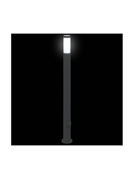 vidaXL Outdoor Small Post Floor Lamp 40W IP44 for E27 Socket Black