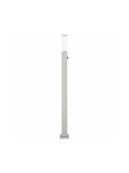 vidaXL Φωτιστικό Κολωνάκι Εξωτερικού Χώρου 40W IP44 για Ντουί E27 Ασημί