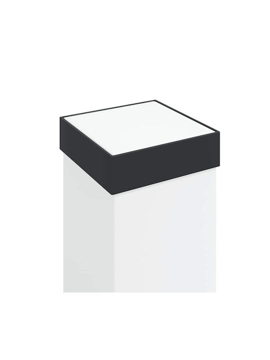 vidaXL Outdoor Small Post Floor Lamp 40W IP44 for E27 Socket Black