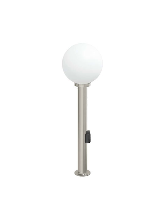 vidaXL Φωτιστικό Κολωνάκι Εξωτερικού Χώρου 40W IP44 για Ντουί E27 Ασημί