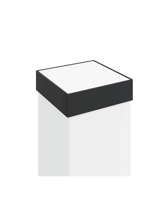 vidaXL Outdoor Small Post Floor Lamp 40W IP44 for E27 Socket Black