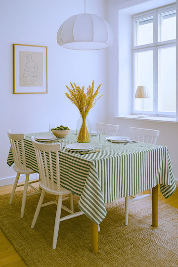 SteweHome Τραπεζομάντηλο Πράσινο 180x220εκ. SteweHome Τραπεζομάντηλο Πράσινο 180x220εκ.