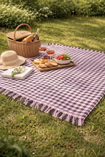 SteweHome Purple Tablecloth 140x140cm