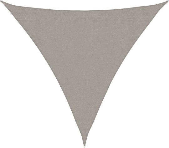 vidaXL Τρίγωνο Πανί Σκίασης Γκρι 3m 160gr/m²