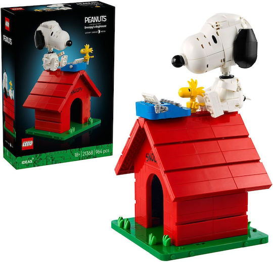 LEGO Ideas Peanuts: Къщичката на Снупи за 3+ Години 964 Бройки
