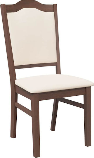 Wooden Brown Dining Chairs 2 Pieces 50.5x54.5x105.5cm