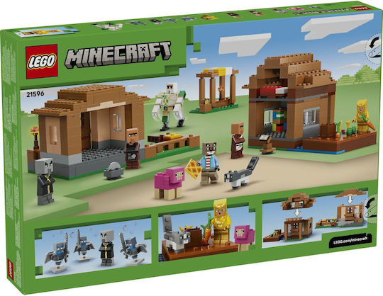 LEGO Minecraft Атака на Evokers в Селото за 9+ Години 607 Бройки
