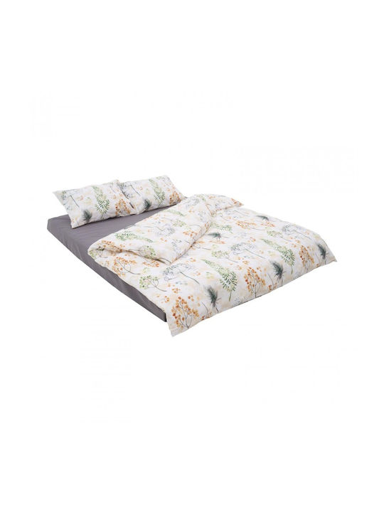 Heinner King Size Bed Sheets Set With Rubber Hugger 180x200cm Summ (4pcs)