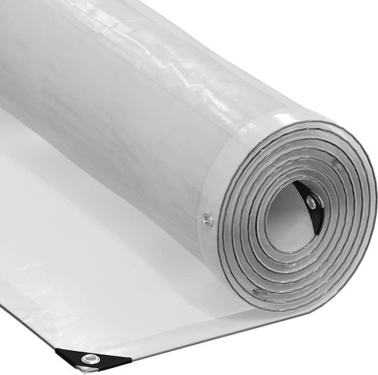 vidaXL Waterproof Tarpaulin 6x1m Transparent
