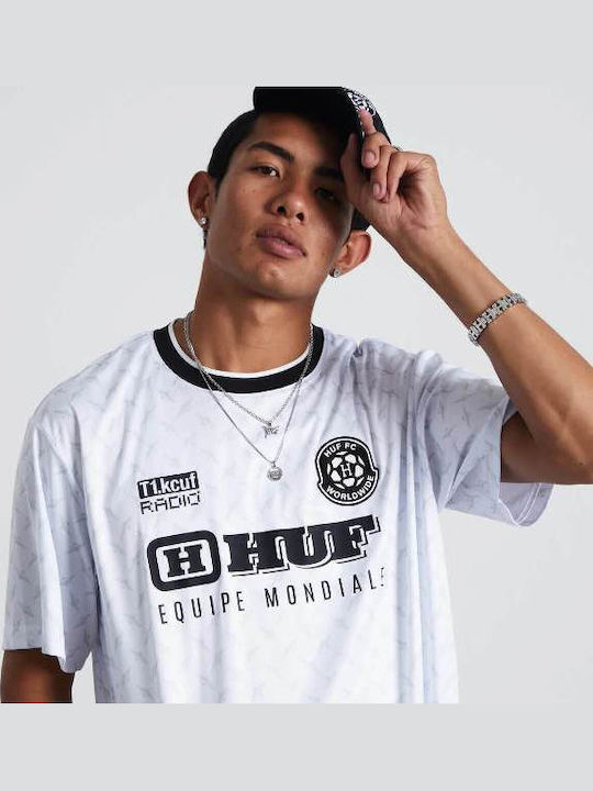 Diamond Plate Jersey Мъжка Блуза Бяла