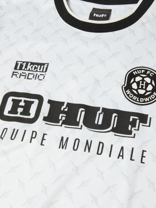 Diamond Plate Jersey Мъжка Блуза Бяла