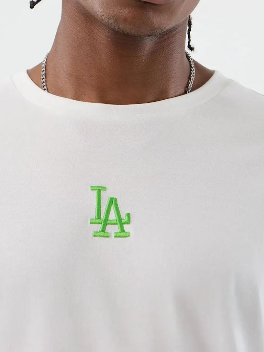 La Dodgers Mlb League Tricou Sport Alb