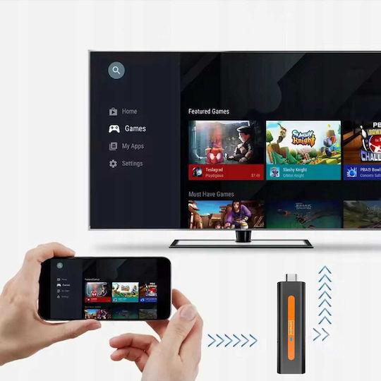 Zenwire TV-Box Zencast TV98 H618 8743978 4K Ultra HD mit Wi-Fi 2GB Arbeitsspeicher und 16GB Speicher mit Betriebssystem Android 14.0 und Google Assistant