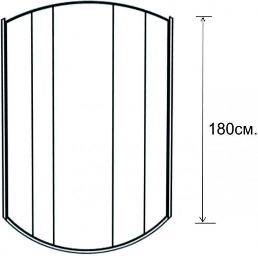 Καμπίνα Ντουζιέρας με Συρόμενη Πόρτα 80x80cm Καμπίνα Ντουζιέρας με Συρόμενη Πόρτα 80x80cm