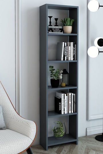 Gray Bookcase 40x20x160cm
