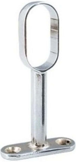 Sockel der Vorhangschiene Wand aus Metallisch Silber Sockel der Vorhangschiene Wand aus Metallisch Silber
