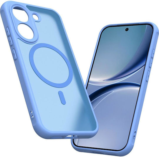 Techsuit Halofrost II Umschlag Rückseite Kunststoff Hellblau Poco X8 Pro