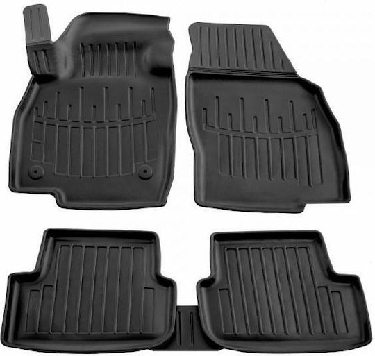 Race Axion Set of Front and Rear Mats 5pcs Tray Type for Seat Arona / Ibiza Skoda Fabia 2021 Black