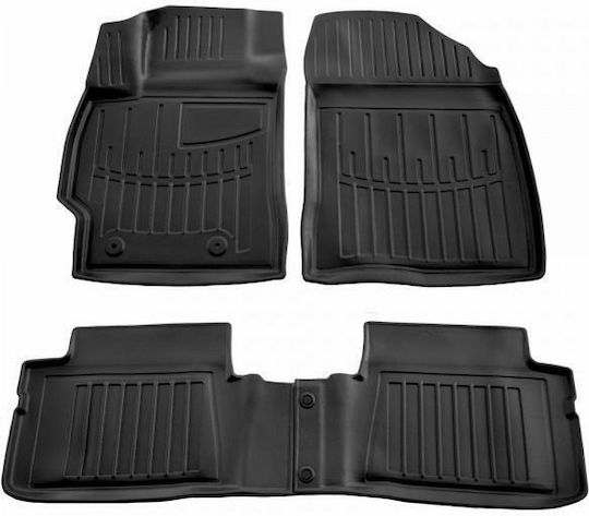 Race Axion Set of Front and Rear Mats 5pcs Tray Type for Toyota Auris / Corolla 2007-2012 Black