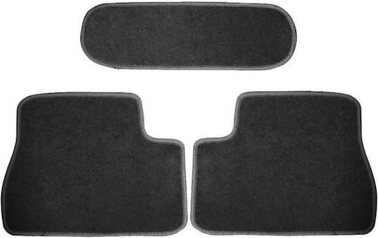 Auto Gs Set of Front and Rear Mats 5pcs Black