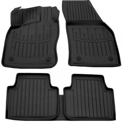 Rubber Car Mats Tray With Fasteners Seat Tarraco 5d 2018+/Skoda Kodiaq 5d 2016-2024 Race Axion-5 Pcs 5