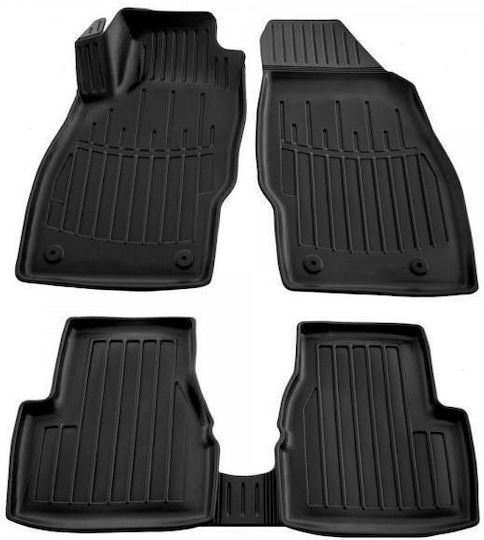 Race Axion Set of Front and Rear Mats 5pcs Tray Type for Opel Corsa 2006-2014 Black