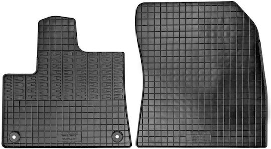 Cik Protective Car Mats Citroen Berlingo 2d 2018 Opel Combo E 2d 2018 Peugeot Partner 2d 2018 Black Rubber Fasteners 2 Pieces Rm.ci.0026/ck