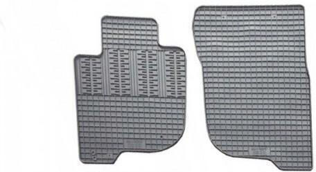 Cik Set of Front and Rear Mats 2pcs for Fiat Fullback Mitsubishi L200 2016+ Black