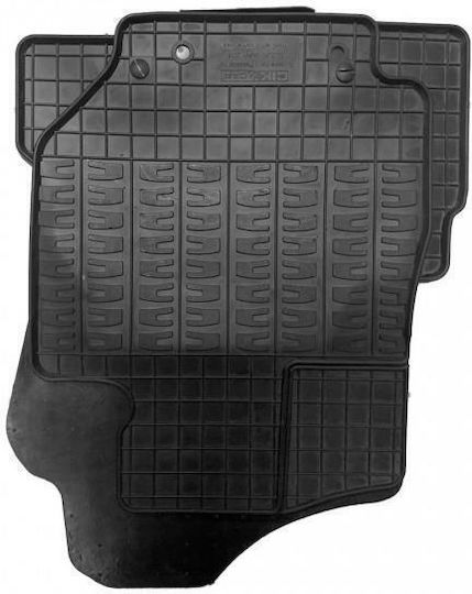 Cik Set of Front and Rear Mats 4pcs for Volkswagen T-Roc 2017 Black