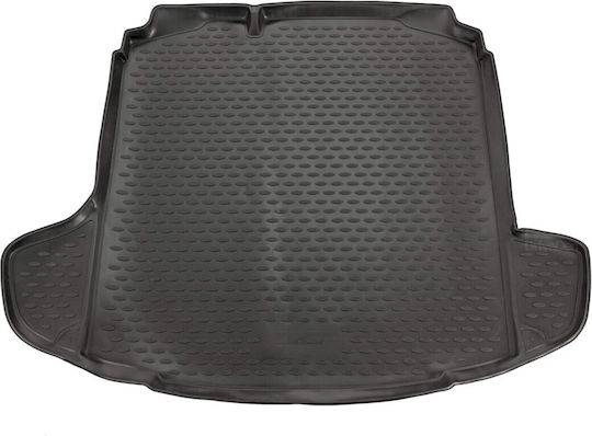 Novline Trunk Mat Tray Type for Skoda Rapid 2013+ Black