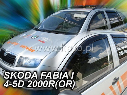 Skoda Superb 5d 2001>2008 Car Mats Rubber Raised Sides Fasteners 5 Pieces