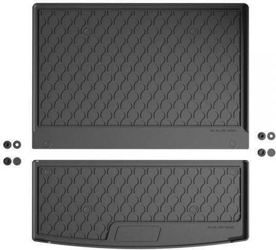 SuMisura Trunk Mat Tray Type for Peugeot 5008 Black