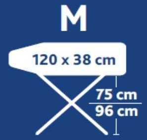 Vileda Total Reflect Plus Настолна гладилна дъска 120x38cm